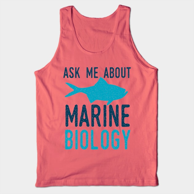 Marine Biology Tank Top by oddmatter